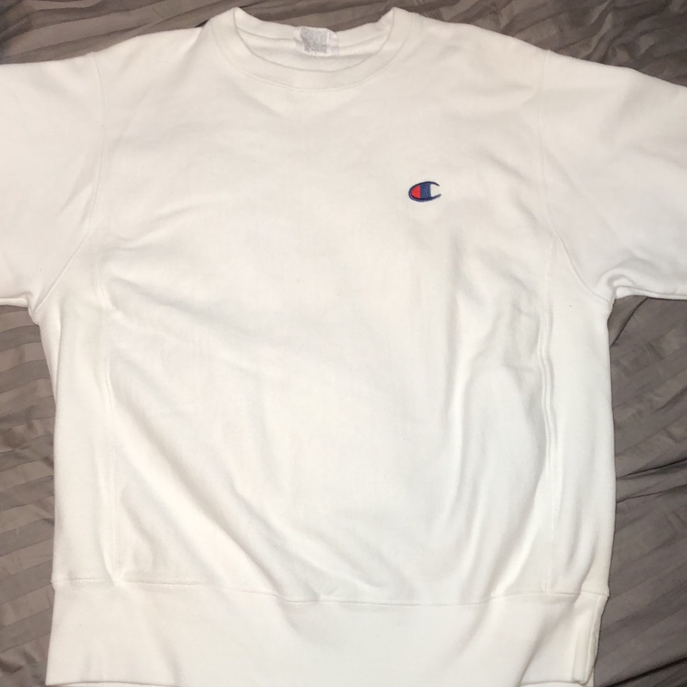 White champion crew neck size small - Picture 2 of 3